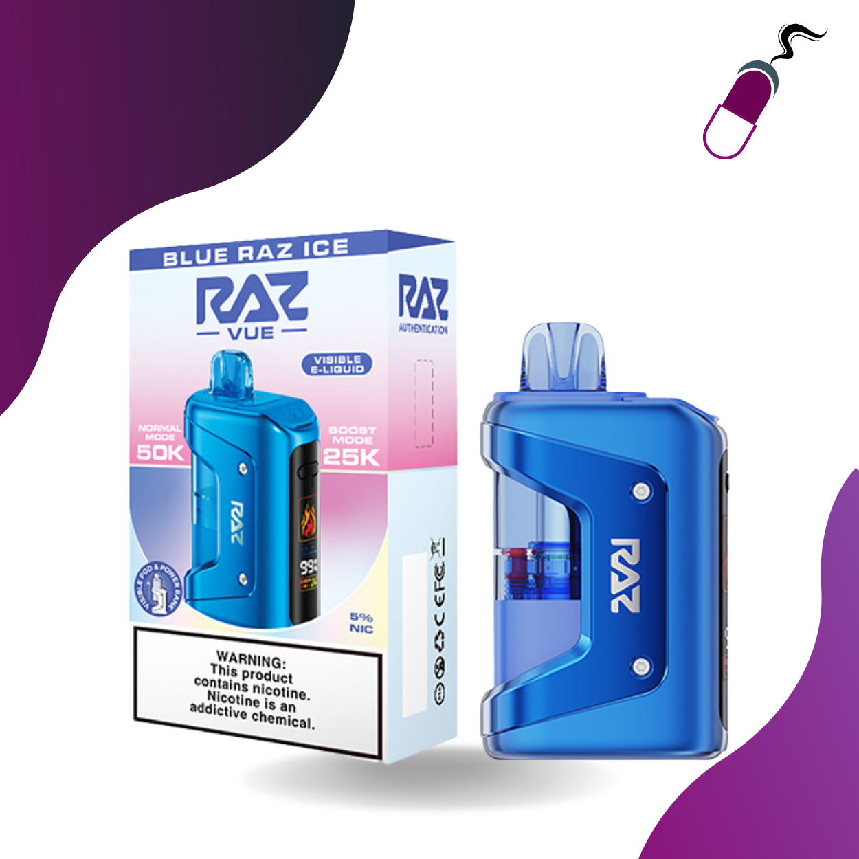 Raz Vue Kit 50k Puff (5pk)