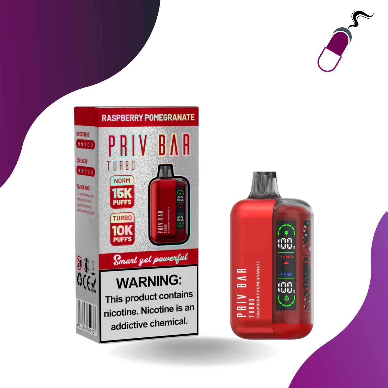 SMOK Priv Bar Turbo Disposable (5pk)