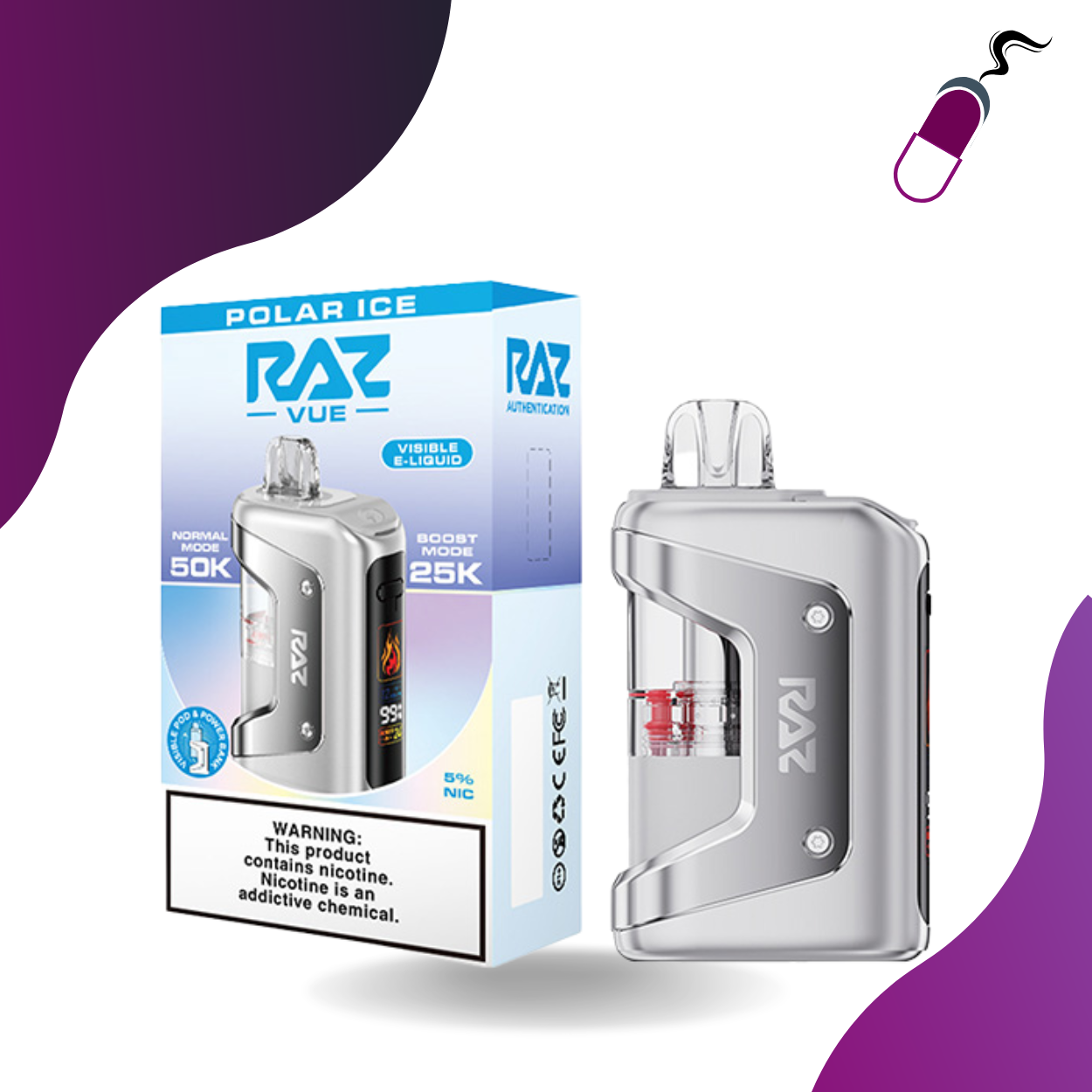 Raz Vue Kit 50k Puff (5pk)