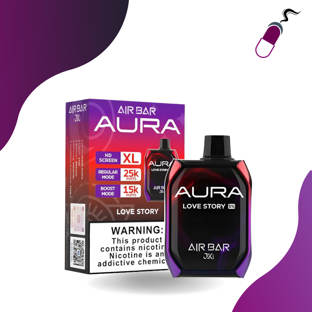 Air Bar Aura 25K Puffs