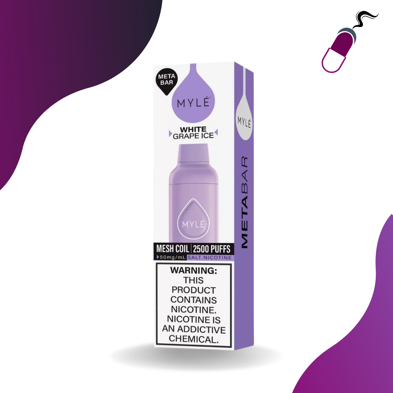 Myle Meta Bar 6ml 2500 Puff Disposable (10 pk)