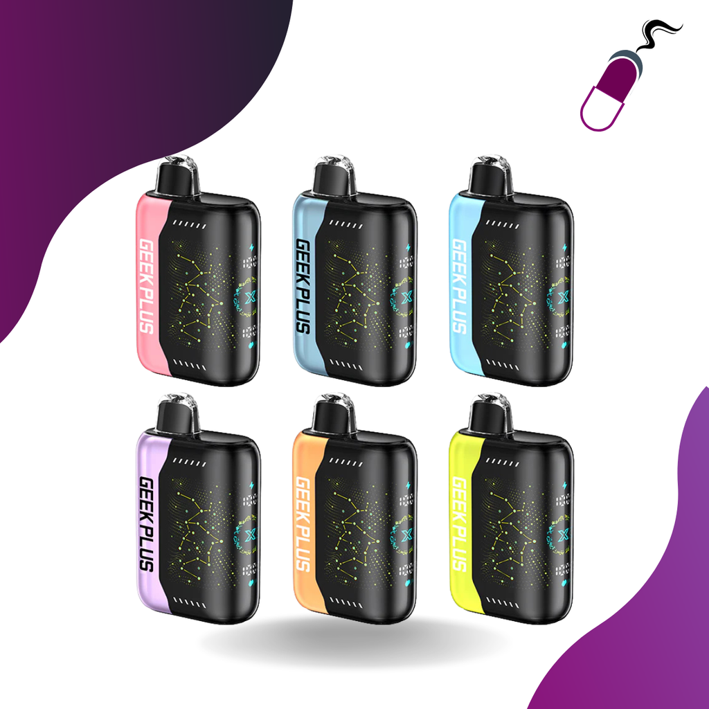 Geek Plus - Pulse X 40K CLEAR unflavoured 5pk